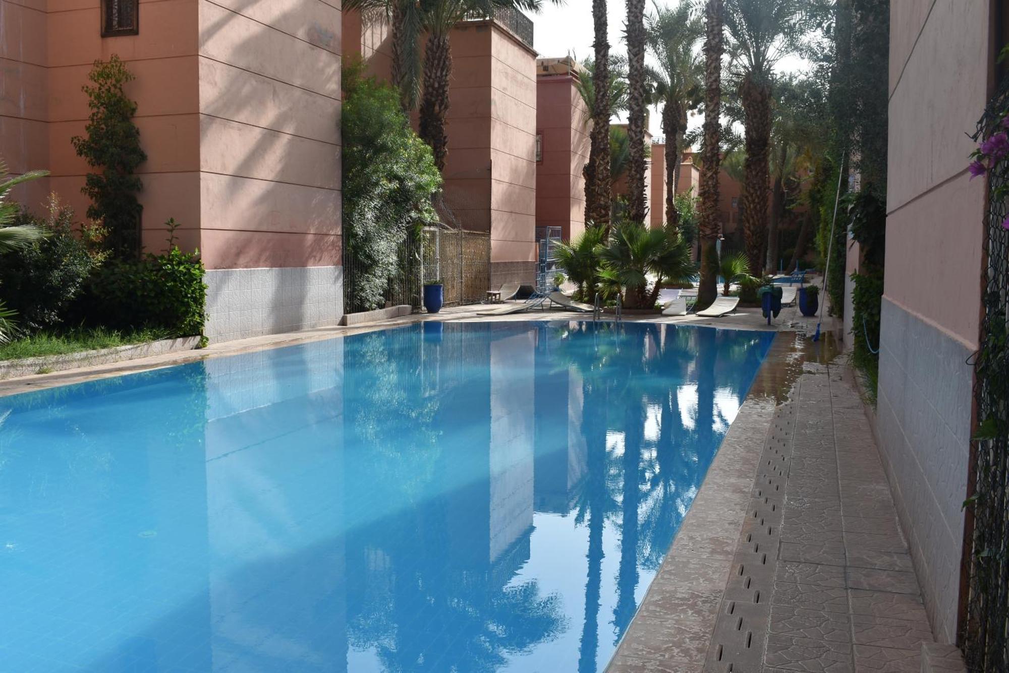 Riad Alaoui 146 With Swimming Pool And Free Parking Appartement Marrakesh Buitenkant foto
